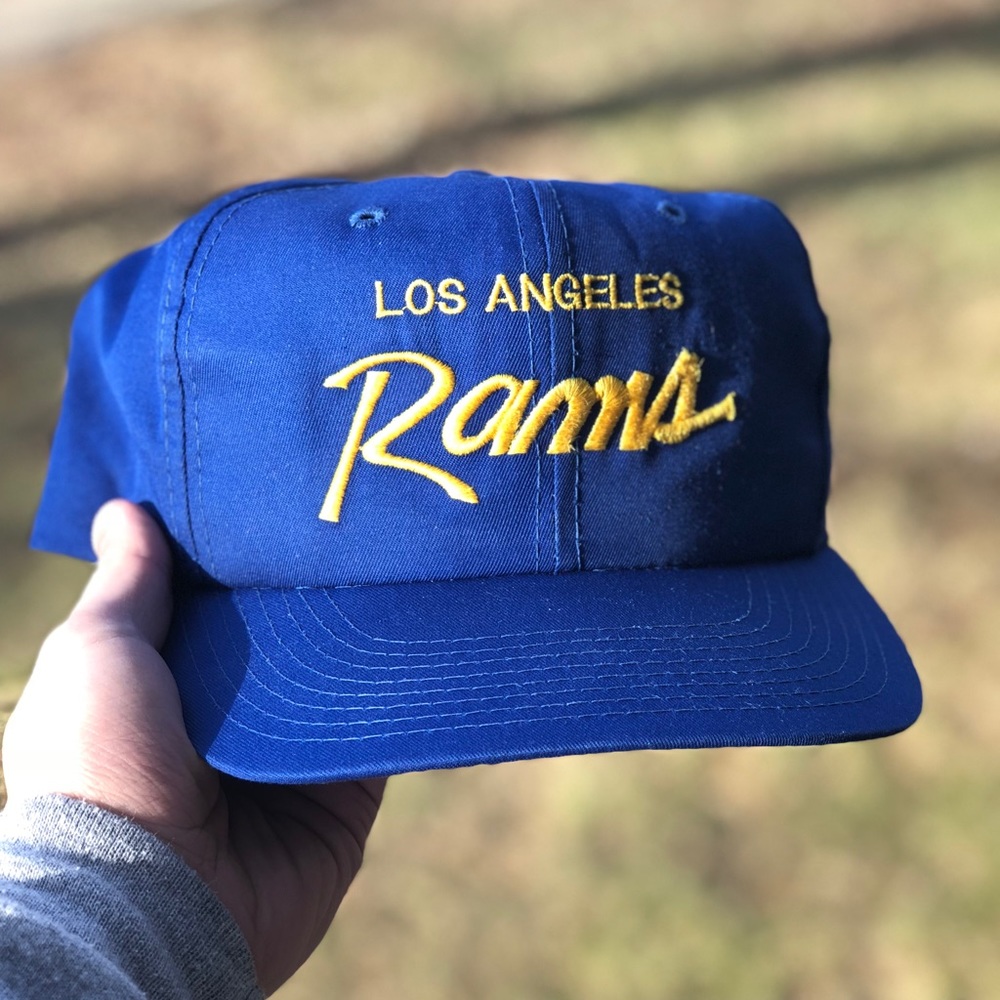 VINTAGE SPORTS SPECIALTIES LOS ANGELES RAMS SCRIPT